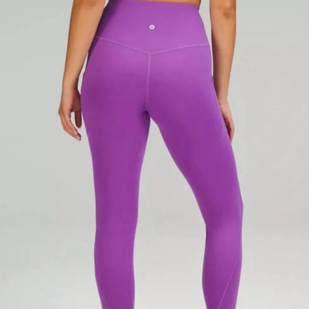 Lululemon Align Pocket High Rise Leggings Moonlight Magenta